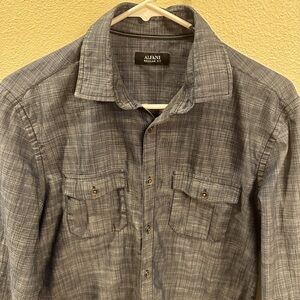 Mens Alfani button up shirt.